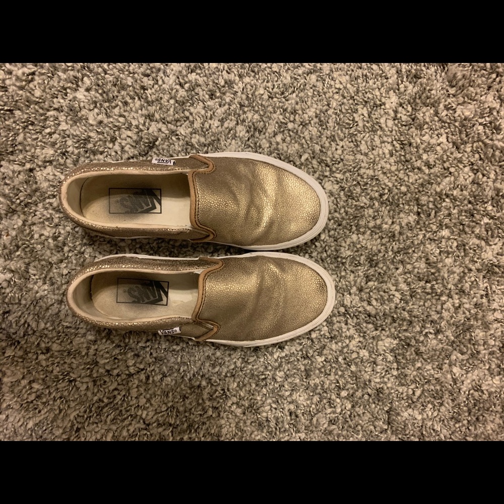 Gold vans